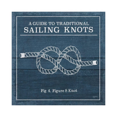 Vintage Sailing Knots IV by Mary Urban - Wrapped Canvas Painting