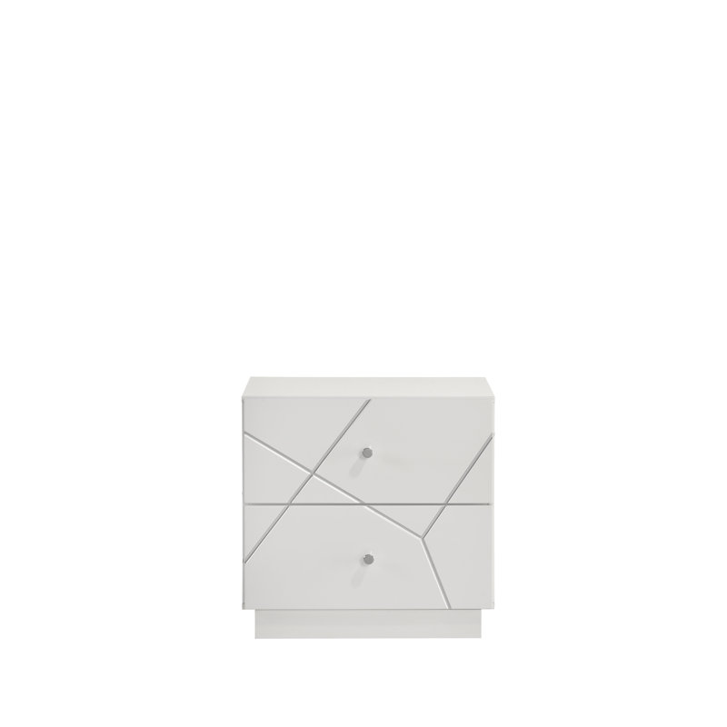 Table de chevet Wragby - blanc