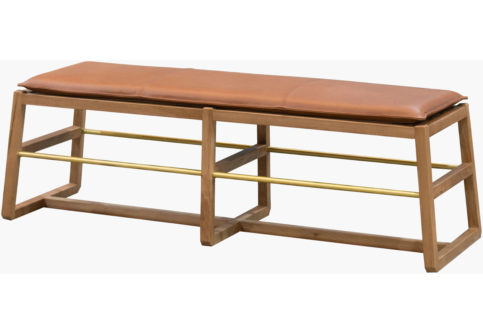 Becki Owens x Surya Richie 61" Entryway Bench