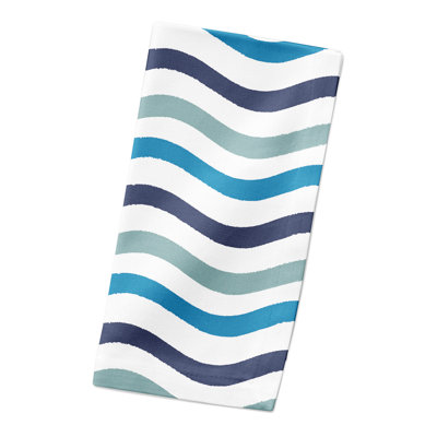 Cotton Twill Striped Square Napkin