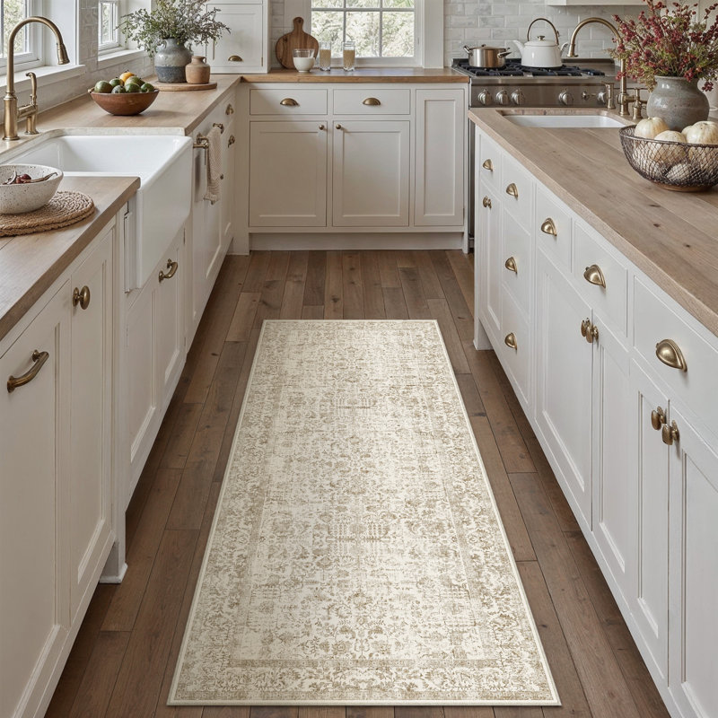 Vintage Look Area Rug, Runner 61 x 183 cm