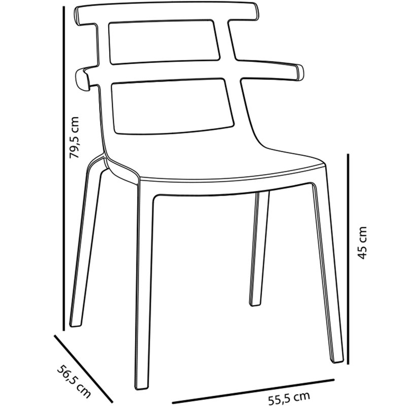 Tokyo Premium All-Weather Wicker Outdoor Stacking Dining Side Chair, Red
