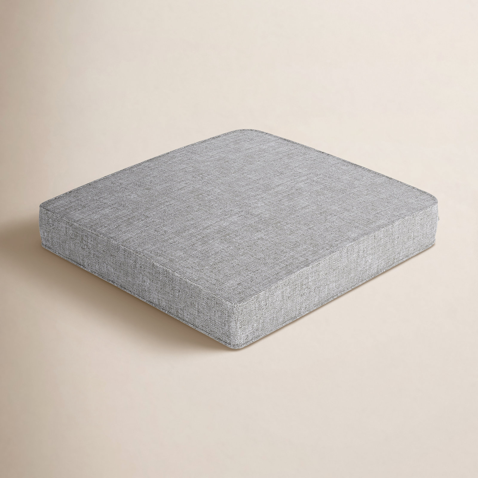 Amala Sunbrella® Outdoor Dining Seat Cushion, Sunbrella® Canvas Granite
