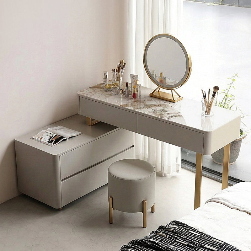 Dressing Table, 100cm, NO Stool, Table Top B