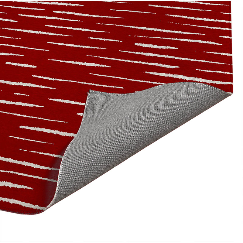 Lak Low Profile Kitchen Mat, Rectangle 2' x 3', Cranberry Red
