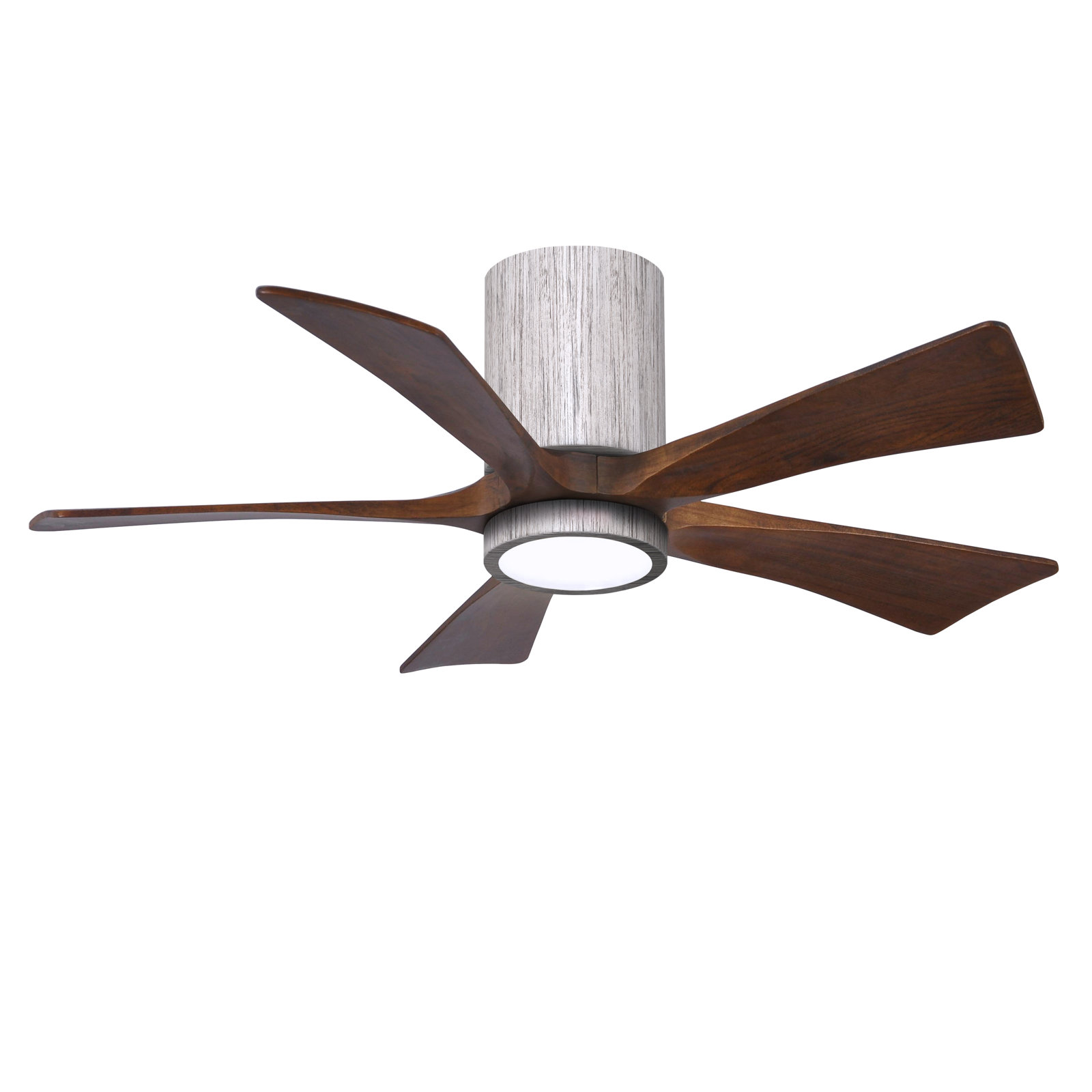 Irene 5 - Blade LED Ceiling Fan with Light Kit Included, Barn Wood Tone, 42", Walnut Tone