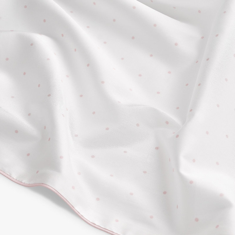 Couette classique à pois pour tout-petits, rose, Pink