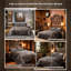 Ensemble d'édredon Realtree Max 4 Camo, ensemble de literie rustique en polycoton avec taies décoratives-10702111