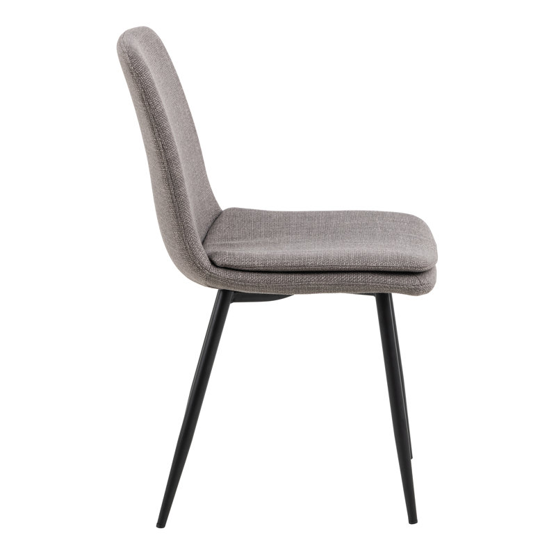 Manfull 48cm H Foam Padding Upholstered Side Chair, Light Brown