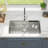  30'' L Single Bowl Undermount Ledge Workstation Stainless Steel Kitchen Sink