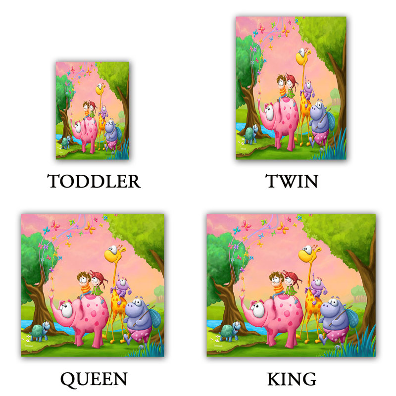  Housses de couette en microfibre Tooshtoosh Travelling Wonders, Simple