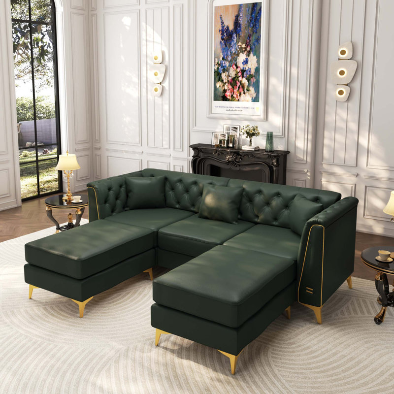Canapé modulaire Chesterfield