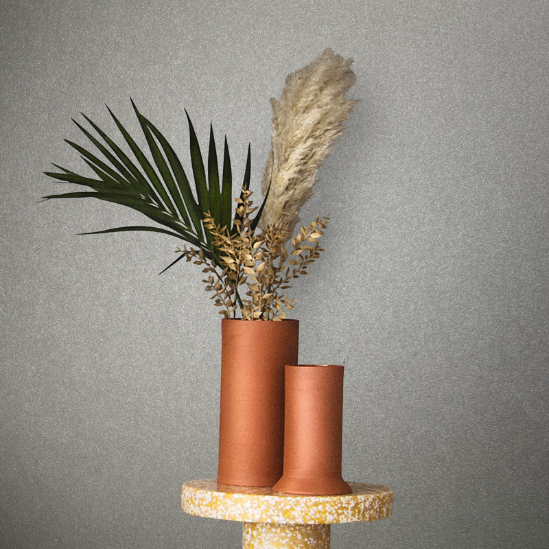 Eclectic 33cm x 70cm Wallpaper Roll, Pale Grey