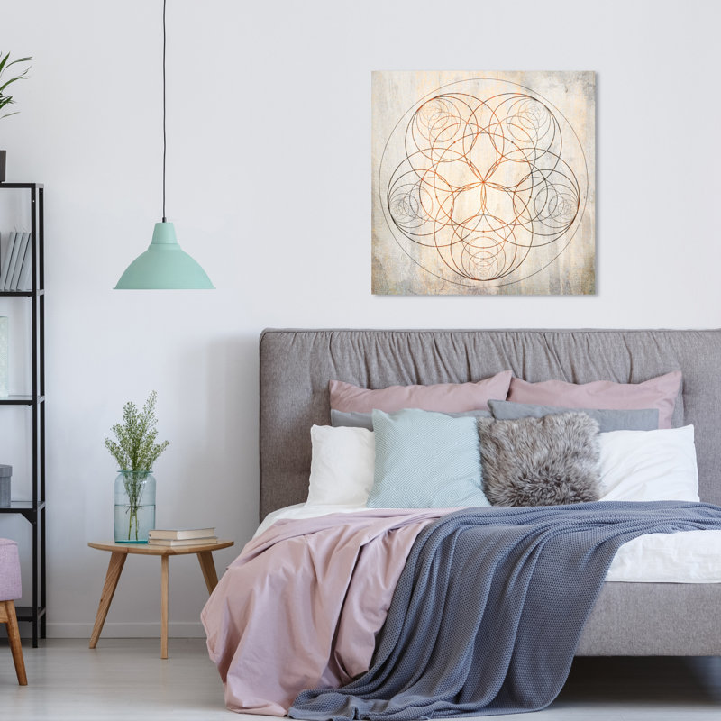 Geometria Sa Geometric - impression, Toile tendue, H 30 po x l 30 po