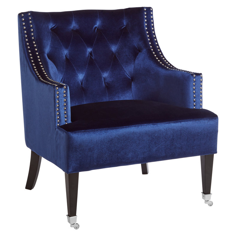 Jaxon Upholstered Armchair, Blue