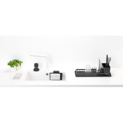 Sinkside Dishwashing and Drying Rack Set
