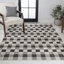 Tapis d'intérieur / extérieur noir / crème Dringham-715619847