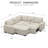Modular Velvet Pull Out Bed With Storage Ottoman For Living Room Bedroom Apartment-848953534