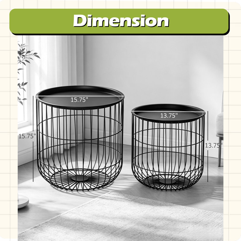 Ensemble de tables d'appoint Modern