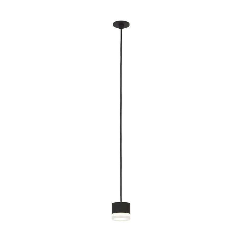 Gable 1 - Light LED Pendant, Nightshade Black