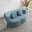 Canapé-lit moderne avec 2 coussins, canapé-lit en velours côtelé moelleux convertible, matelas pliant double de 14,2 po pour le salon, lit d'invité-711268403