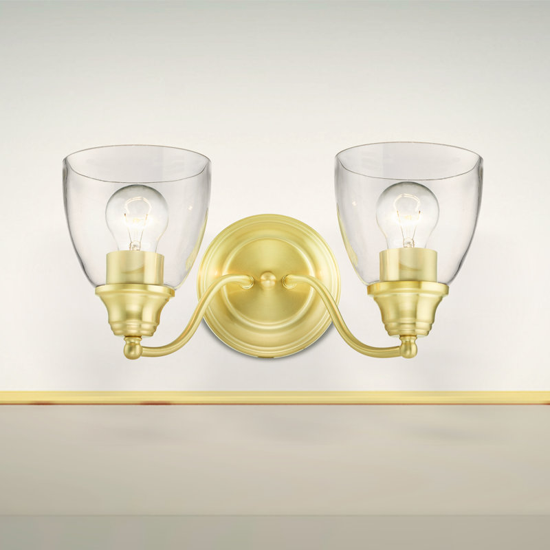 Owasa 2 - Light Dimmable Vanity Light, Satin Brass