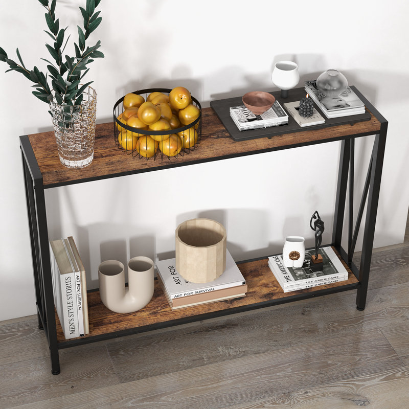 109cm Console Table, Brown, Brown