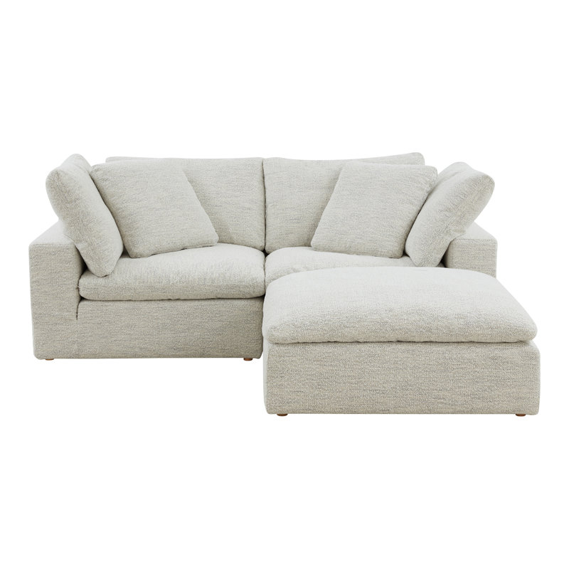 Tila 3 - Piece Performance Fabric Modular Sectional, Light Gray Livesmart®