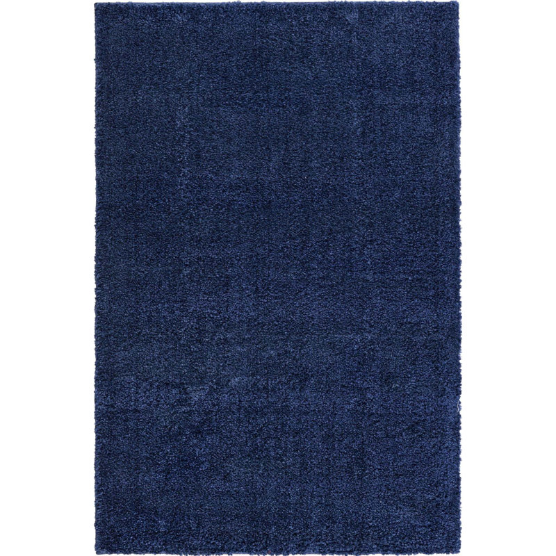 Zuniga Rug, Navy Blue, Rectangle 4'1" x 6'1"