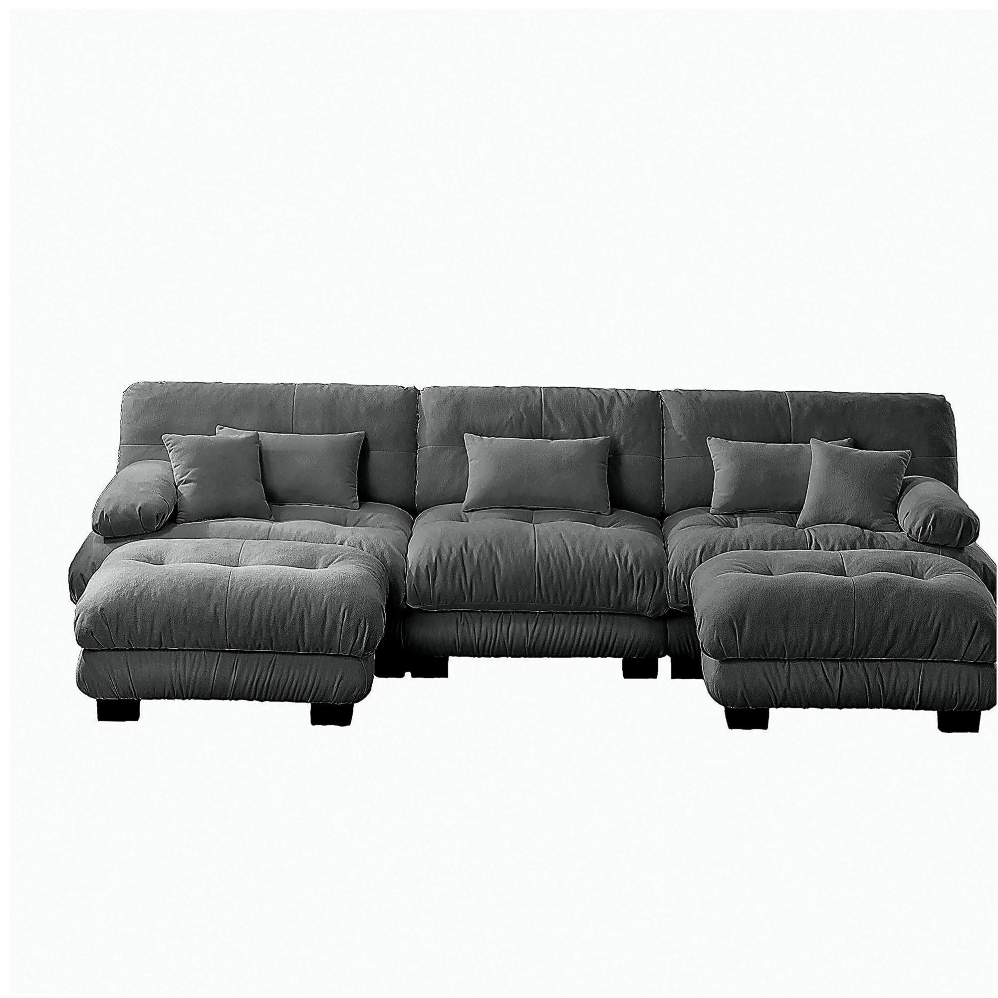 Wrought Studio Luxury Modular Sectional Sofa Couch - Oversized U Shaped ...