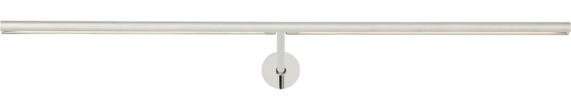 Plural Dome Picture Light, 0.5" H x 24" W x 8.9" D, Polished Nickel, 17.4