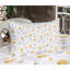 Drap-housse et taie décorative Ambesonne Moutarde blanc moutarde-106788023