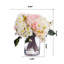 Roses artificielles dans un vase-430662097