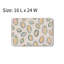 Tapis de bain à motif coquillage, 16 x 24 po-991445238