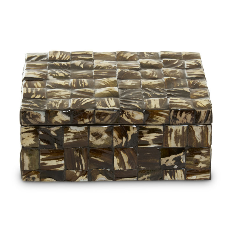 Gurpreet Decorative Box, 10cm H x 24cm W x 19cm D