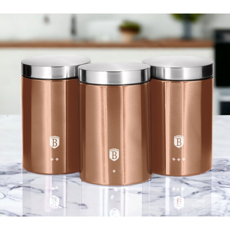 Metal Jar - Set of 3