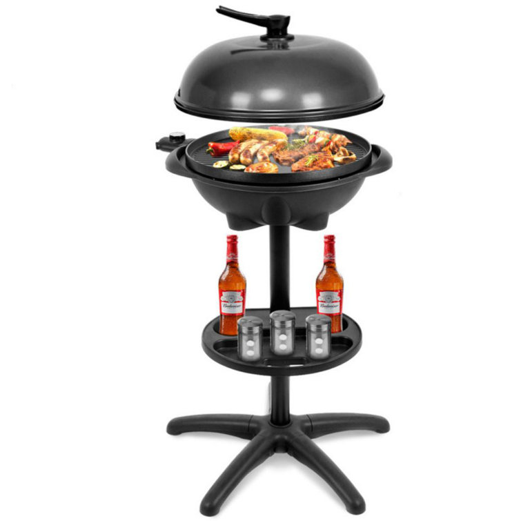 Shimano 42.5'' W x 16'' D Portable Indoor/Outdoor Use Single Burner  Freestanding Electric Grill