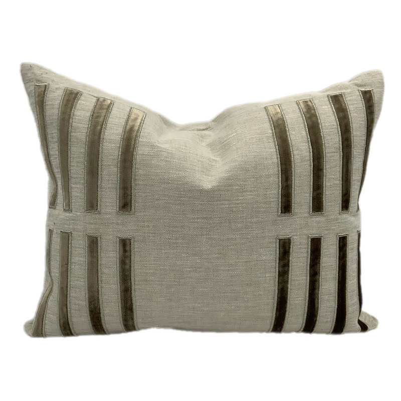 Porto Lumbar Pillow Cover & Insert, Caramel