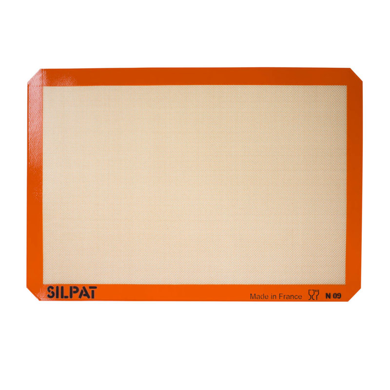 Silpat Original Cookie Size Silicone Rectangular Baking Mat, Orange