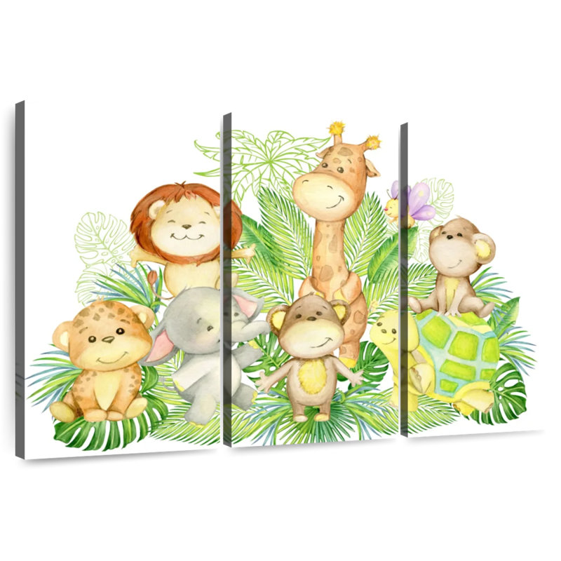 Ashelle Jungle Nursery, 32" H x 50" W