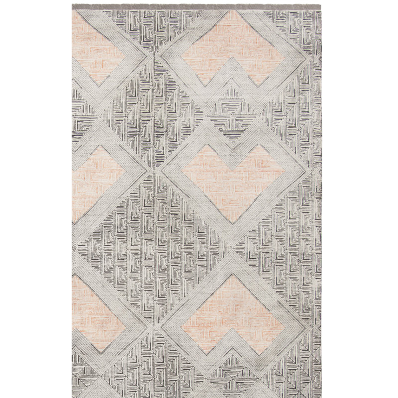 Tapis Kensington 901 ivoire / noir, Rectangle 9 pi x 12 pi