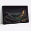 «Layered Mountains with Glowing Teal River and Stars», art mural-2117595520