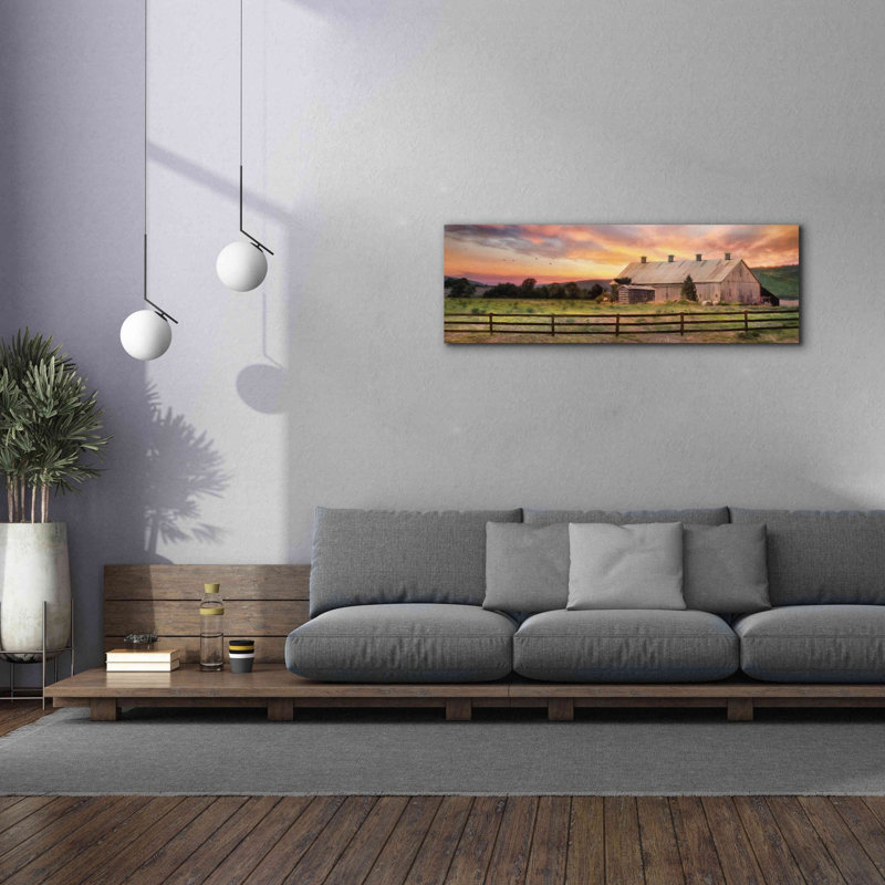 «Sunset in the Valley» par Lori Deiter, impression sur toile tendue