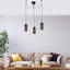 Driffield 3 - Light Black Cylinder Pendant