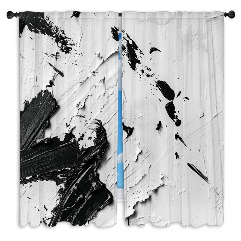 Paire de rideaux obscurcissant en polyester Mattye, L 20 po x L 52 po