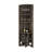Bouvet Corner Bar Cabinet with 3 Shelves, 8 Wine Cubbies, Cup Rack, and 2 Side Shelves, Black Wenge-1525951814