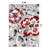 Rooshi Floral Gray/Red Area Rug-389132783