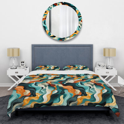 Ensemble de housse de couette Celestial Harmony Cosmic Flow II