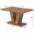47.24" Walnut  Dining Table(Only Table,No Chair)