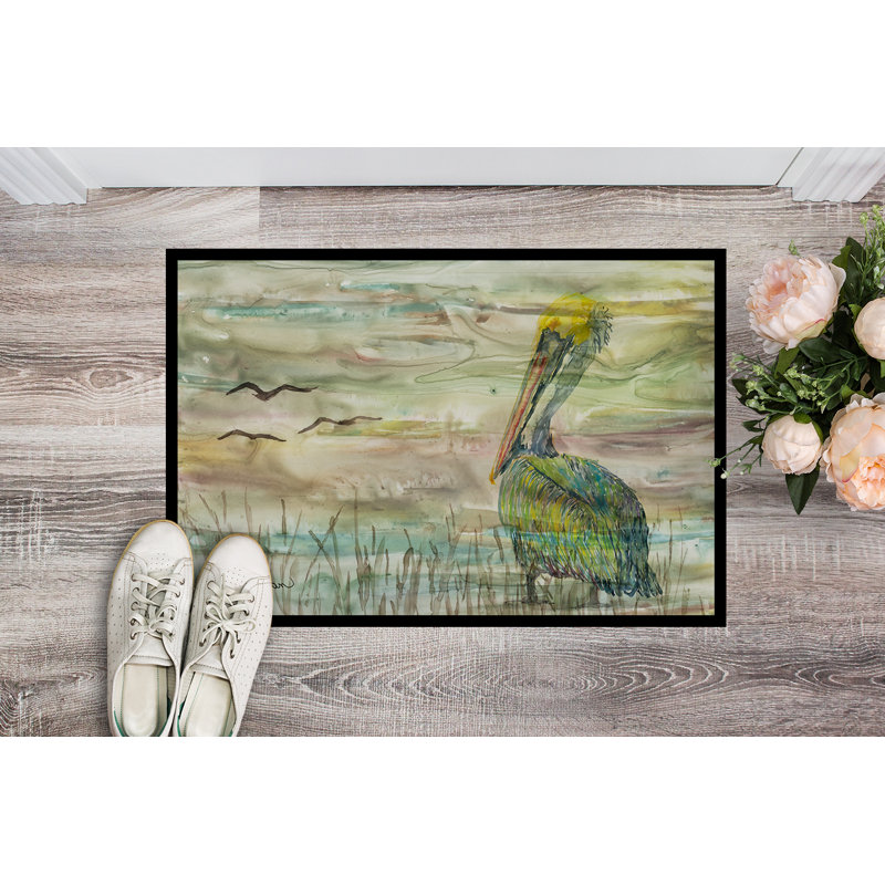 Meadow Non-Slip Outdoor Doormat, Rectangle 1'5" x 2'2"